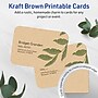 Avery Business Cards, 2-1/2" x 3-1/2", Matte Kraft Brown, 150/Pack (95328)~#|#~0829244A-4126-4E43-ACC40539336096E2_sc7