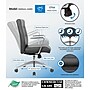 Boss Office Products Ergonomic Vinyl Swivel Conference Chair, Black (B8886AL-AMBK)~#|#~082B2419-FE53-4DE5-A554F7FE6478B0F4_sc7