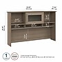 Bush Furniture Cabot 60"W Desktop Hutch, Ash Gray (WC31231)~#|#~082C1BF3-CD19-45DB-BA39B47CB9C73E82_sc7