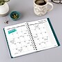 2027 Mead Essentials 6" x 8.5" Calendar Year Weekly & Monthly Planner, Plastic Cover, Teal (CRW430L4227)~#|#~082C7ED5-9DBE-4123-83600987B0729D2F_sc7