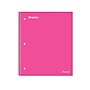 Staples Premium Poly 1-Subject Notebook, 8.5" x 11", College Ruled, 100 Sheets, Pink (ST51448D)~#|#~082ED0DB-39BA-49CE-9025A8E968171842_sc7
