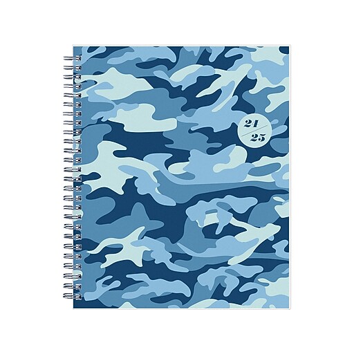 20242025 Blue Sky Camo 7" x 9" Academic Weekly & Monthly Student