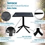 Regency Niche Terrace Square Bistro Table, 31.5"D x 31.5"W, Black (TOB3131BK)~#|#~0830828A-87DA-4D12-ABB250025F78BD3F_sc7