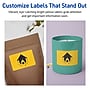 Avery Rectangle Laser/Inkjet Multipurpose Labels, 2" x 3.75", Bright Yellow (160/Pack)~#|#~0833C3B1-AB7A-4232-B752EC313D94C220_sc7