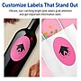 Avery Laser/Inkjet Oval Multipurpose Labels, 4" x 6", Bright Pink, 40/Pack (94057)~#|#~0833DF14-6B80-4CB9-AE57C3559D516DC6_sc7