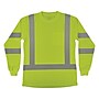 Ergodyne GloWear 8374 High Visibility Women’s Long Sleeve T-Shirt, ANSI Class R3, Lime, Small (22092)~#|#~083BCBD1-AE47-461F-881DEE142A3BBF82_sc7