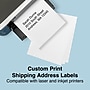 Staples Laser/Inkjet Shipping Labels, 8 1/2" x 11", White, 1 Label/Sheet, 100 Sheets/Box (ST18062-CC)~#|#~083CFF24-DEC3-47CD-8FCD8F234C33E63D_sc7