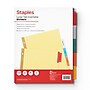 Staples Large Tab Insertable Dividers, 5-Tab, Assorted Colors (13485/11109)~#|#~083D1946-FB9F-4D43-BD8A30603945C527_sc7