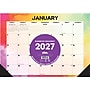 2027 Willow Creek Rainbow Gradient 17" x 12" Monthly Desk Pad Calendar, Assorted Colors (66515)~#|#~083F9CE3-84E2-42D4-97425E62A3D19263_sc7