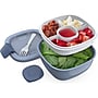 bentgo Salad Container, 5-Compartment, Slate, 54 oz. (BGOSAL-S)~#|#~08423C12-655A-47A6-9289760B5EFC7B61_sc7