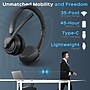 Treblab C7-Pro Noise Canceling Bluetooth Stereo Computer Headset, Black~#|#~08439440-EDCF-4F83-B4F84A5773109871_sc7
