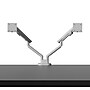 Kanto DM2 Dual Monitor Desktop Mount for 17” - 35” Displays, Up to 22 lbs., White~#|#~08489F24-3F7A-4766-8929CB477BACCB1C_sc7