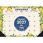 2027 Willow Creek Mediterranean Moments 17" x 12" Monthly Desk Pad Calendar, Assorted Colors (66478)~#|#~0849BBA5-3122-42B2-9453FFF98BE569AE_sc7