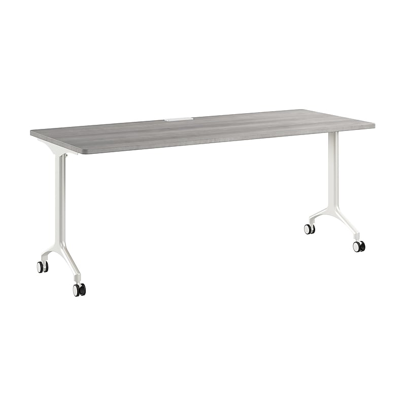 Bush Business Furniture Synergy 72"W Rectangular Conference Table, Platinum Gray (SGD272PG) image 1