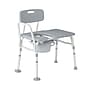 Medline Guardian Bariatric Shower Seat and Commode, Fixed Backrest, Back Rest, Aluminum Frame, 400 lb. Capacity (G3-101KBX1)~#|#~084EC819-339E-4870-A35F762587148E6B_sc7