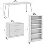 Bush Business Furniture Vista 72"W Desk with Lateral File Cabinet and Bookcase, Natural Elm (VST011NESU)~#|#~0852C23C-CFA7-4CEF-831BB01FF8C8D7DD_sc7