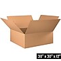 30" x 30" x 12" Shipping Boxes, 32 ECT, Brown, 10/Bundle (303012)~#|#~08557403-F72B-46BA-8E412A4416A096E7_sc7