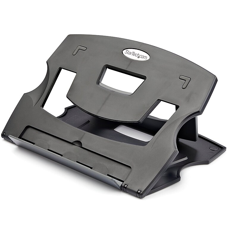 StarTech.com 11.3" x 8.3" Portable Laptop Stand, Black/Gray (LTRISERP) image 1