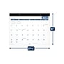 2023-2024 AT-A-GLANCE Easy-to-Read 21.75" x 17" Academic Monthly Desk Pad Calendar, Black (SKLPAY-32-24)~#|#~085CA3B2-DC2D-4279-B6428DD1DD135A7C_sc7