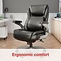Staples Randolph Ergonomic Bonded Leather Executive Big & Tall Chair, 400 lb. Capacity, Black (ST62818)~#|#~085DC674-FE88-4E66-B479EFE55E0C3453_sc7