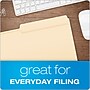 Pendaflex File Folder, 1-Tab, Assorted, Letter Size, Manila, 100/Box (R752 1/2)~#|#~085E3C59-3B2A-46D3-832ED693F4F9361C_sc7