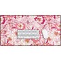 DENY Designs Pink Flowers of Peonies by Showmemars Anti-Slip Polyester Desk Pad, 15.5" x 31.5", Multicolor (84023-DSKMAT)~#|#~086468DE-7D6C-4DD7-BECBA45FEF89AF26_sc7
