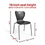 Staples Polypropylene 18" Student Chair, Black, 4/Box (ST63540)~#|#~08664740-4AD3-48C6-BB0259C7E918690B_sc7