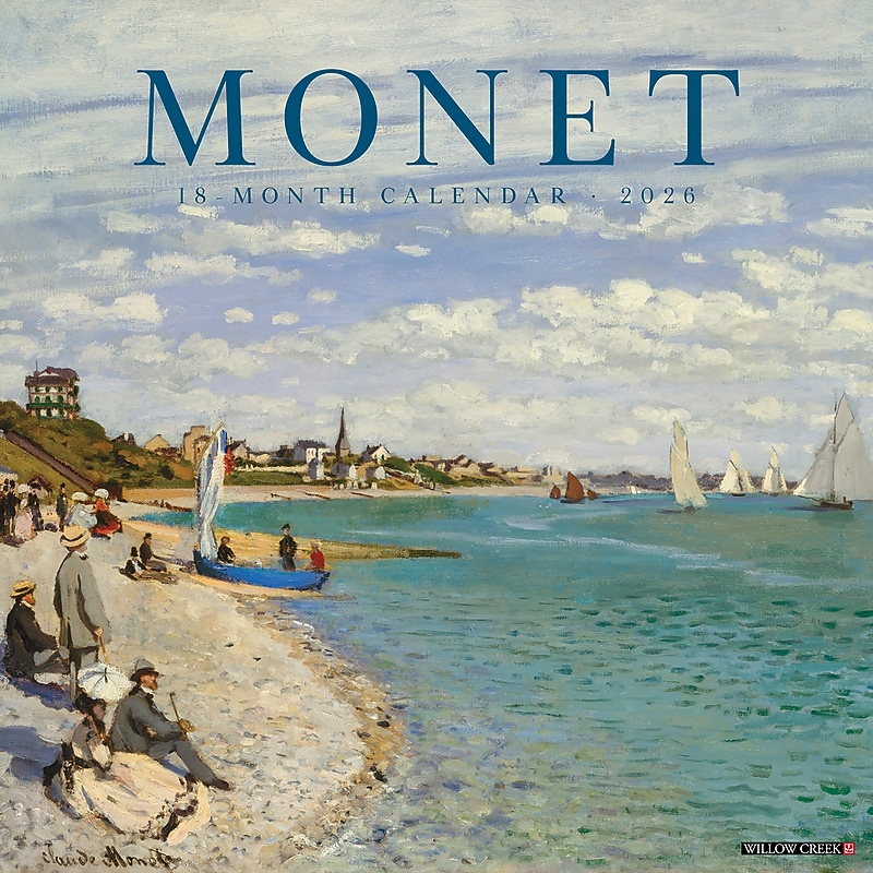 2026 Willow Creek Monet 12" x 12" Monthly Wall Calendar (51986X) image 1