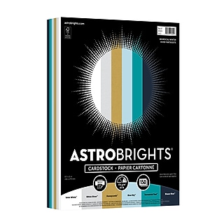 Astrobrights 65 lb. Cardstock Paper, 8.5