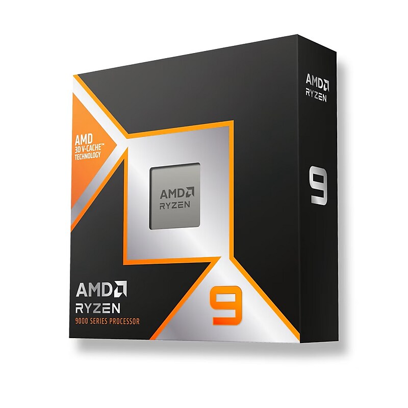 AMD Ryzen 9 9900X3D 12-Core 4.4GHz Computer Processor, Socket AM5 (100-000001368) image 1