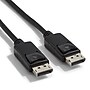 NXT Technologies™ 6' Display Port to Display Port Audio/Video Cable, Male to Male, Black (NX60395)~#|#~086D6DCB-D272-4B9F-9DDE9D23FD49D9DC_sc7