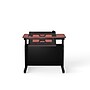 VersaDesk Revolution 36"W Manual Adjustable Standing Computer Table, Cherry/Black (RST3624-BC)~#|#~086D9F73-5777-4D1B-B64160A52590C3D0_sc7
