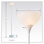 Newhouse Lighting Joey 71" Torchiere Floor Lamp, White (NHFL-JO-WH)~#|#~087BA198-39E5-4663-843CCA8DD005243C_sc7