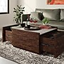 Sauder Manhattan Gate 31"W x 31"D Coffee Table, Rich Walnut (430360)~#|#~087DDEDA-06E1-4472-B54B09F3D5418206_sc7