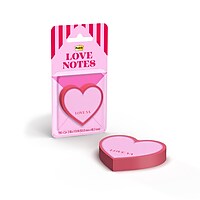 Post-it Notes 2-in x 2-in Heart Love Notes Collection 100 Sheet/Pad Deals