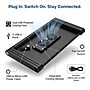 Uncaged Ergonomics WorkEZ Executive 18" Laptop Cooling Stand with 2 Fans, 3 USB Ports, Black (WEEFHb)~#|#~087FF182-5D8B-43EC-9893143359F2763A_sc7
