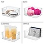 iDESIGN Small Stackable Plastic Storage Bin, Clear, 4/Pack (28102M4)~#|#~08849FB1-DA5B-4628-A918EE5340E86132_sc7