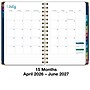 2026-2027 Excello Brands Navy Gold Numbers 5" x 8" Academic Year Weekly & Monthly Planner, Paperboard Cover (RAY27-58FC-85)~#|#~08859D54-5220-457D-B67F72DBB438ADAA_sc7