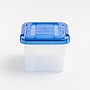 Iris 6.5 Quart Element Resistant Ultimate Clear Plastic Latching Storage Bin, Clear, 5/Pack (500136)~#|#~08868FD4-BD52-4CA2-AA4951F987C5F0BF_sc7