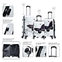 InUSA Hardside Butterfly Suitcase, 4-Wheeled Spinner, TSA Checkpoint Friendly, Black Butterfly (IUAPCSML-BBU)~#|#~08870178-E6D3-41D9-B54EF1E6B80DAE3A_sc7