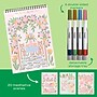 Lifelines FlowArt: Trace-By-Line Brunch in Bloom Coloring Book, 20 Pages (LL-16-3249)~#|#~0889C592-A28F-4B49-9C7671552DF60866_sc7