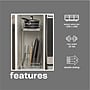 Household Essentials Glidez Metal Organizer, Chrome (HE1077)~#|#~088A559C-CF29-41F7-A601B65B2E4C7473_sc7