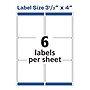 Avery Sure Feed Inkjet Shipping Labels, 3-1/3" x 4", White, 120 Labels/Pack (8254)~#|#~088E8B0E-E32E-417C-814E9B561AF53481_sc7