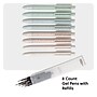 U Brands Retractable Ballpoint Pen, Medium Point, 0.7mm, Black Ink, 8/Pack (7169U01-24)~#|#~089083AF-2ACA-45EE-97498E58D78BF059_sc7