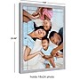 Amanti Art Brushed Nickel Narrow 18" x 24" Polystyrene Picture Frame, Gray (A42677345842)~#|#~08931EFE-1BB5-4E51-8C150A931AD5D148_sc7