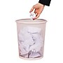 Mind Reader Metal Mesh Trash Can Without Lid, 4.4 Gallon, Pink (1CIRGA-PNK)~#|#~08948945-A995-4432-AD3E3927D7603CA0_sc7