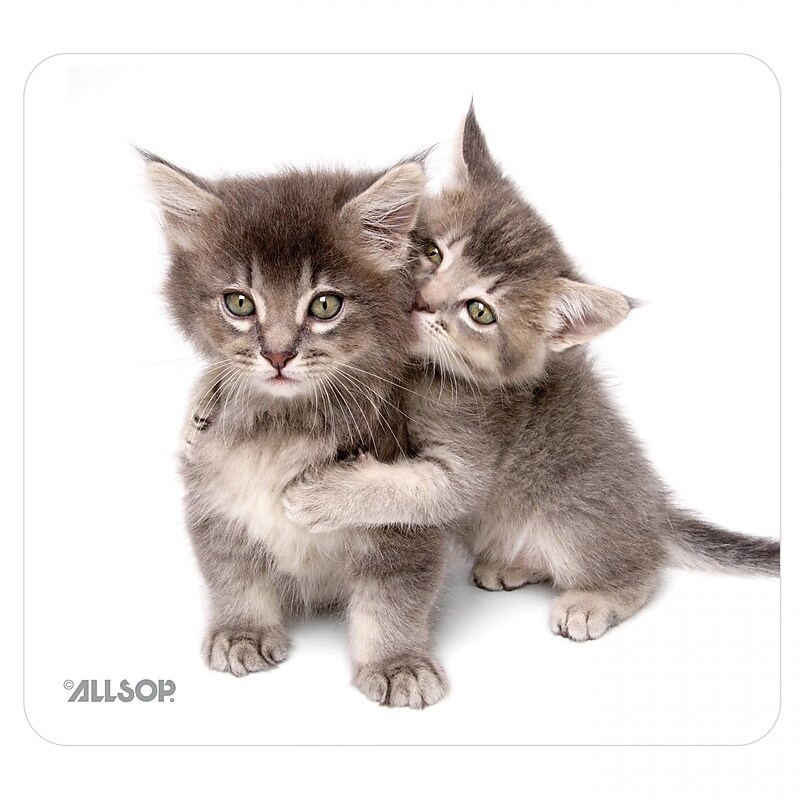Allsop NatureSmart Non-Skid Mouse Pad, Kittens (30184) image 1
