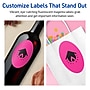 Avery Oval Laser/Inkjet Multipurpose Labels, 4.25" x 2.5", Neon Magenta (240/Box)~#|#~08A670F1-FD22-49F5-B37C5907AB992257_sc7