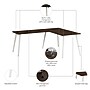 Bush Business Furniture Vista 60"W L Shaped Desk, Black Walnut (VST004BW)~#|#~08A7FEA3-C6EB-4E3C-A94F36A384C4F302_sc7