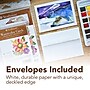 Strathmore 400 Series Watercolor Cards & Envelopes, 6.875" x 5", White, 6/Pack, 3 Packs/Bundle (STTP205150-3)~#|#~08AE25F6-E968-4C77-9976B8973767058B_sc7